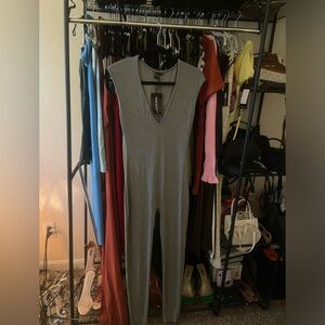 Gray jumpsuit